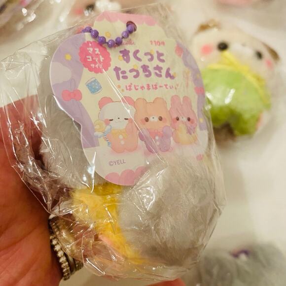 Sakkuto Tacchi San Yell World Plush Keychain 10 - Picture 2 of 6